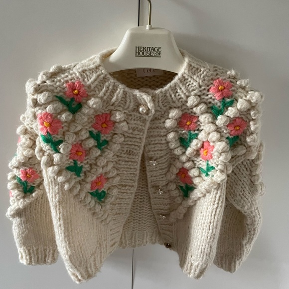 Unique knit cardigan (XS-S) - Picture 1 of 3